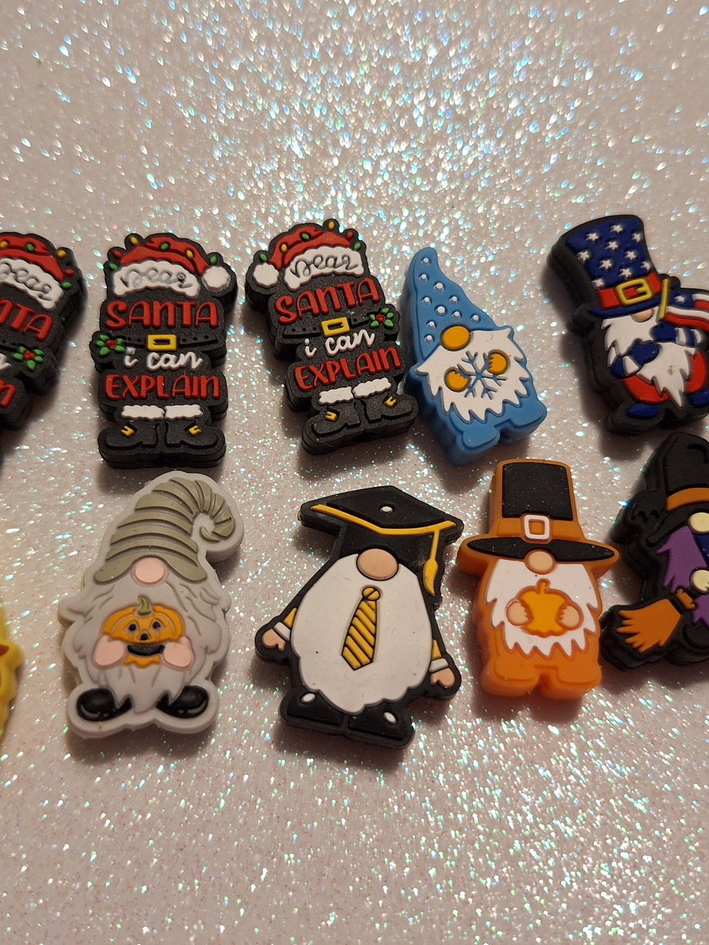 Gnome Assorted Holiday & Seasonal Charms Multicolor New